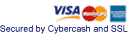 Secured by Cybercash and SSL